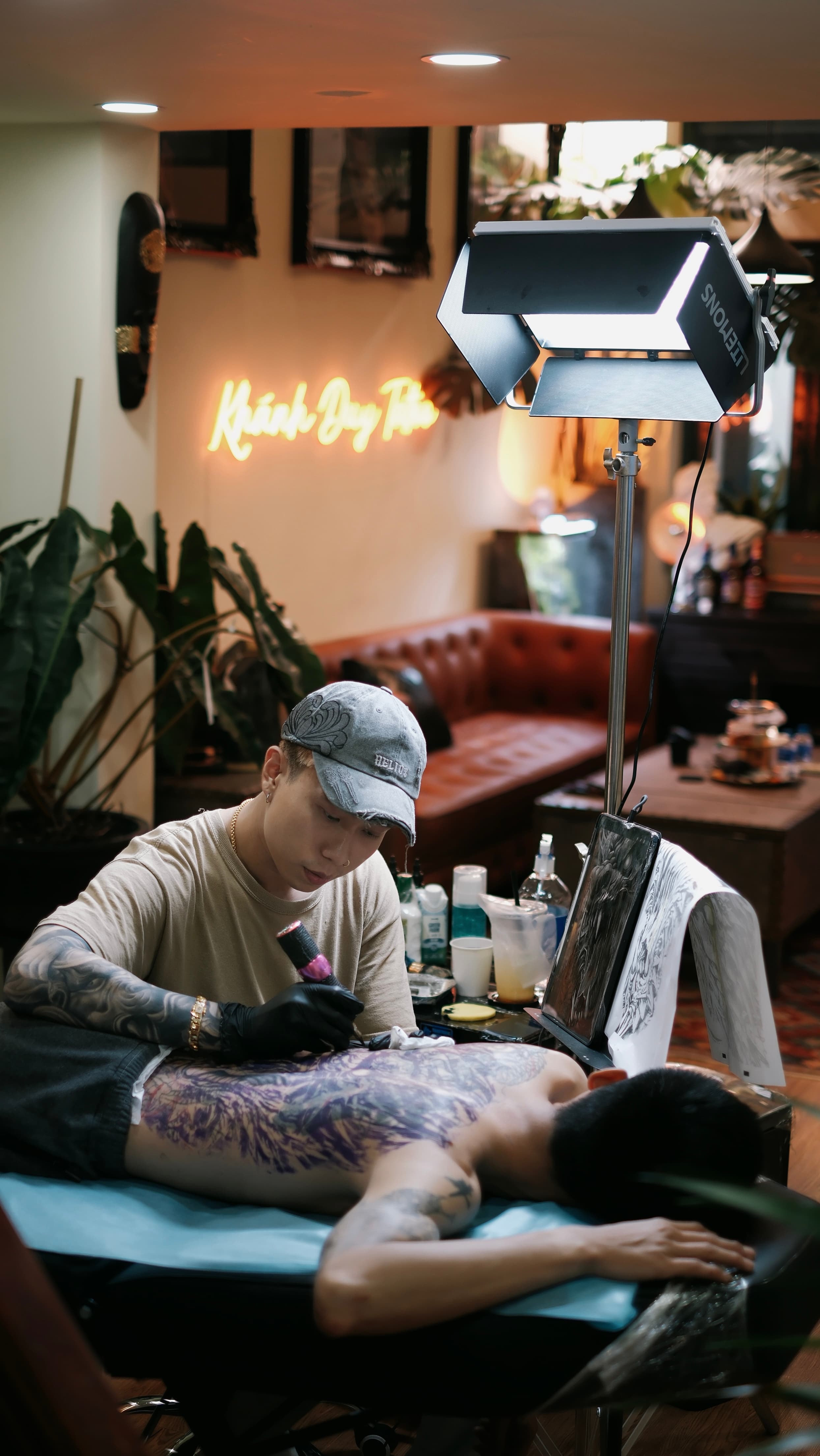 Tattoo Artist at Work