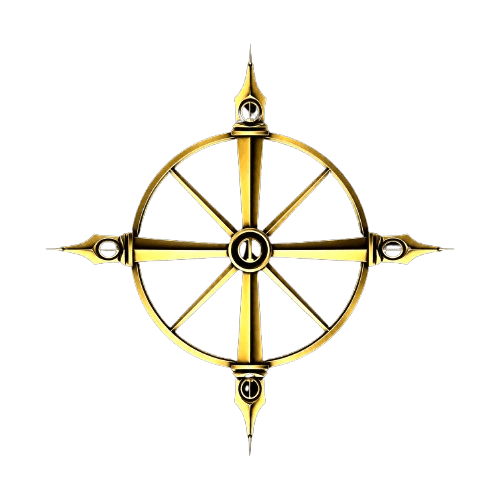 Kadi Tattoo Studio Compass Emblem